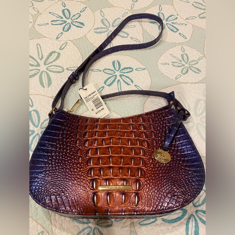 Brand New With Tags Brahmin Shayna Ombré Melbourne Crossbody